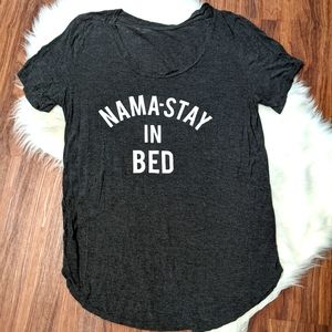 Nama-Stay In Bed Relaxed Tee / Size XLrg
